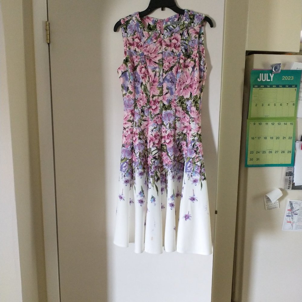 danny & nicole fit & flair dress